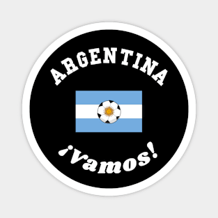 ⚽ Argentina Football, República Argentina Flag, Team Spirit Magnet